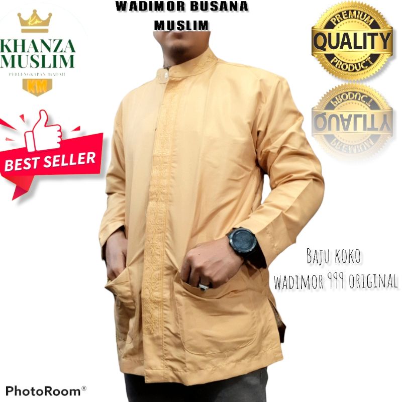 BAJU KOKO WADIMOR LENGAN PANJANG KOKO 999 ORIGINAL WARNA | Shopee Indonesia