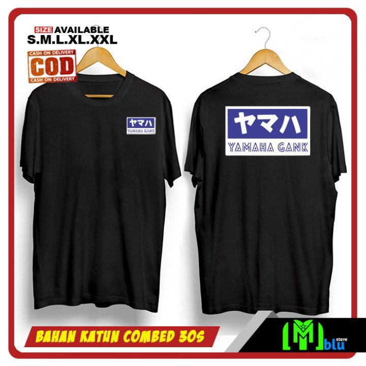 KAOS YAMAHA GANK / KAOS YAMAHA GENG / KAOS DISTRO PRIA WANITA
