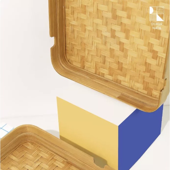 

Dekornata Laka Tray Bamboo Set Of 4 / Nampan Bambu / Tempat Penyimpanan