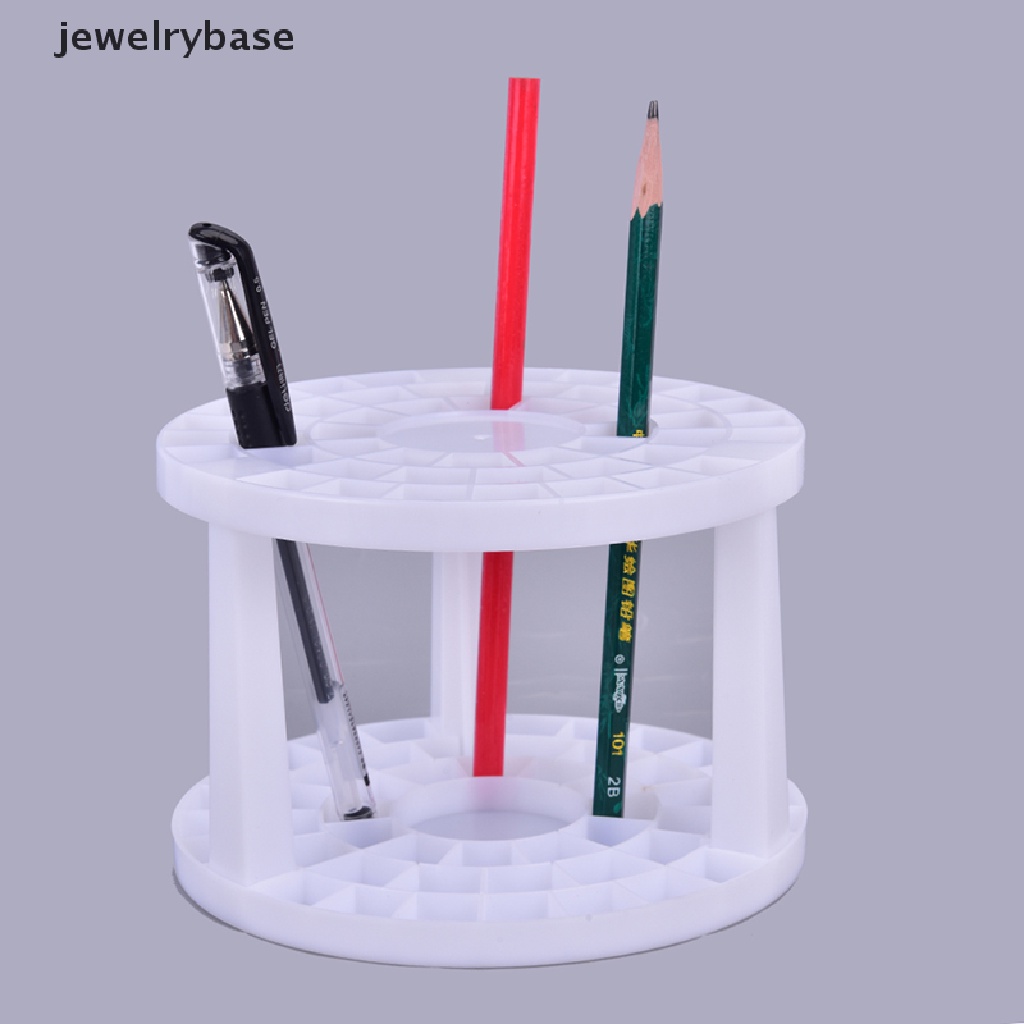 (jewelrybase) Stand Holder Kuas Lukis 49 Lubang Bisa Dilipat