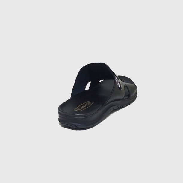 Sandal Kulit Pria slide Casual / Sendal Selop Cowo