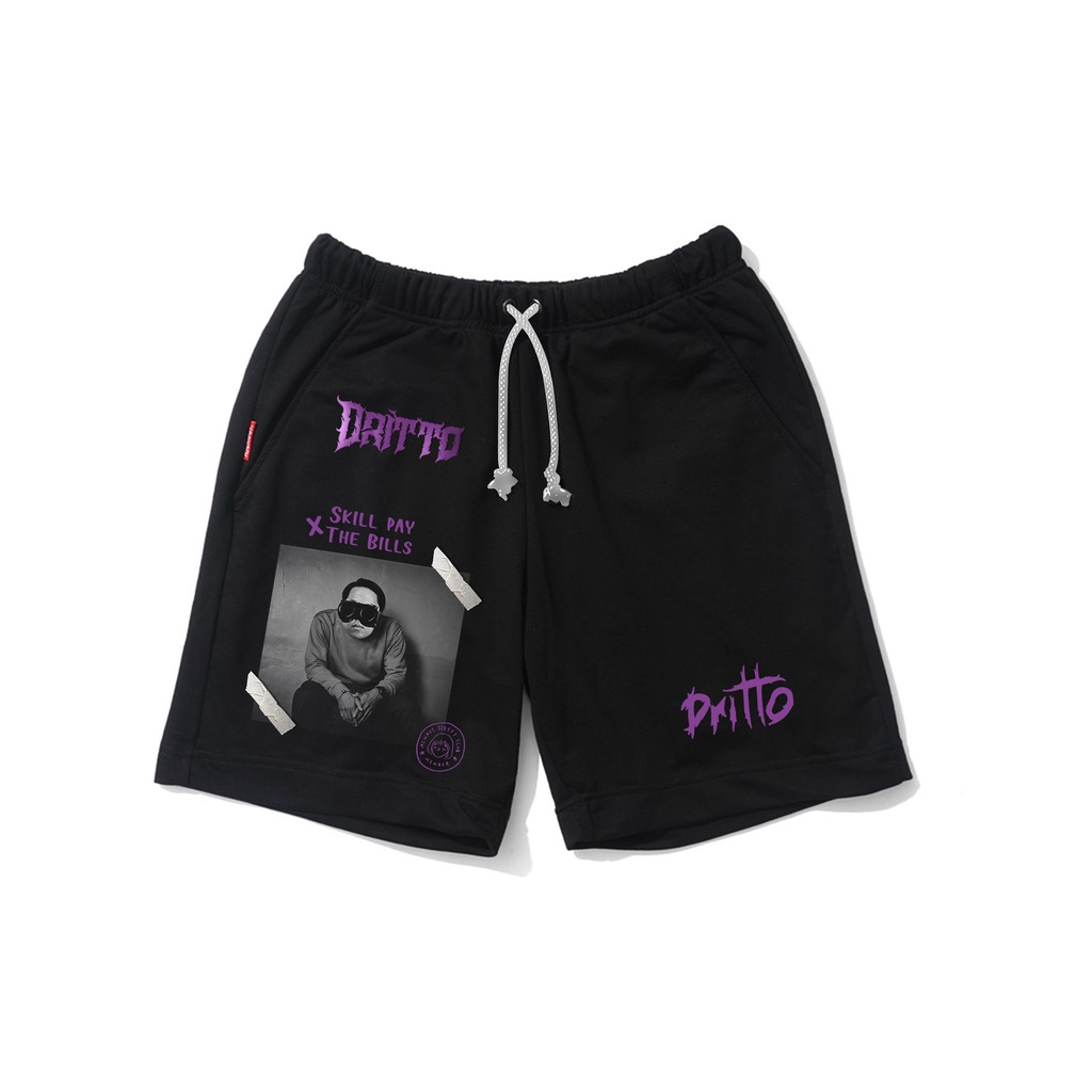 Dritto Short Pants - Celana Boxer (Gerry) - Hitam