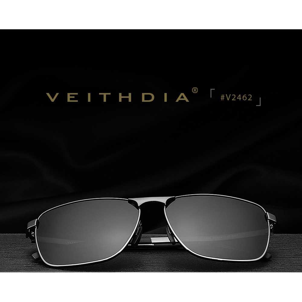 Bergaransi ! Veithdia Kacamata Vintage UV Polarized Sunglasses - 2462