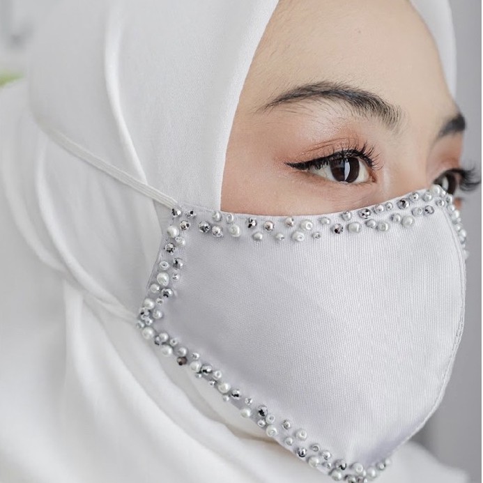 Koyu Hijab Masker Kode Luxury Aqila Best Seller