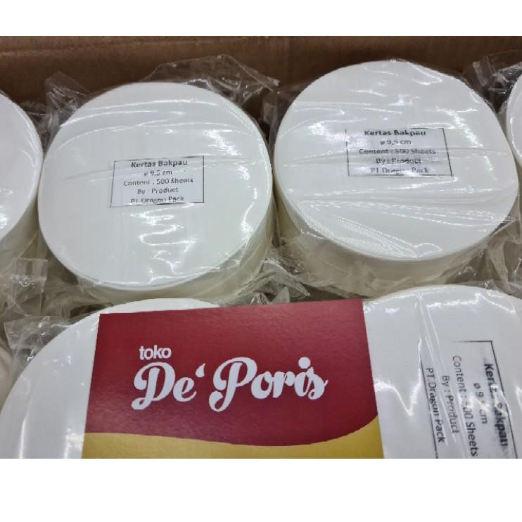 

➸yg Kertas Bakpao 9.5cm isi 500 lembar ✥ →