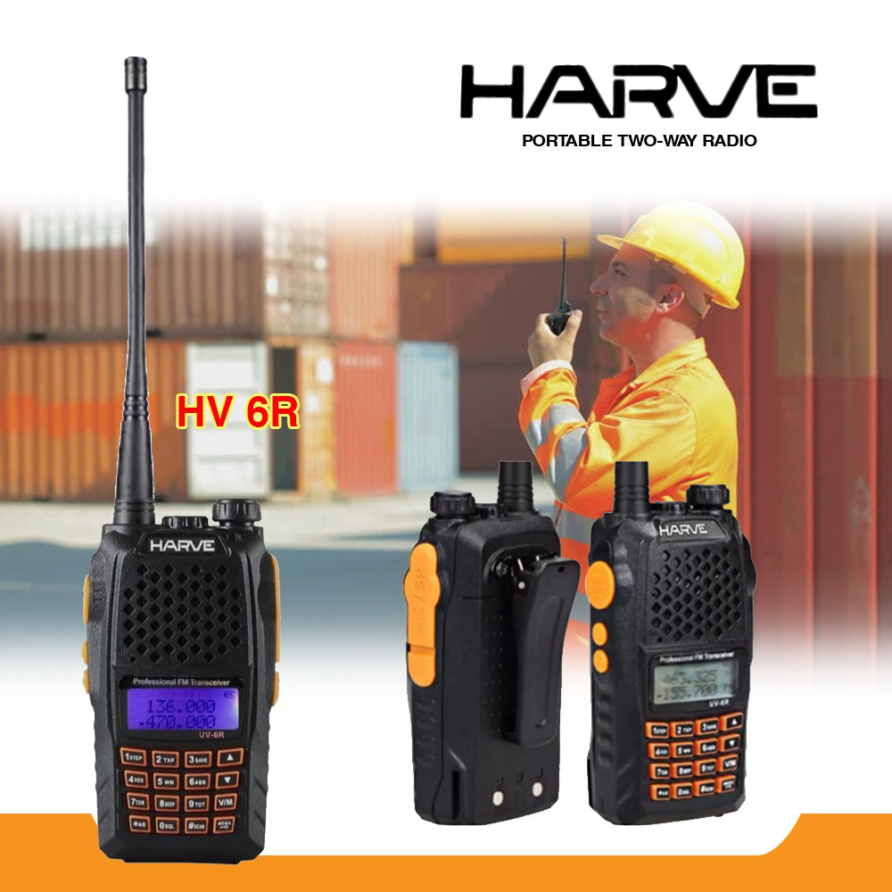 Handy Talky Harve-HV 6r HT Harve UV 6R dual Band