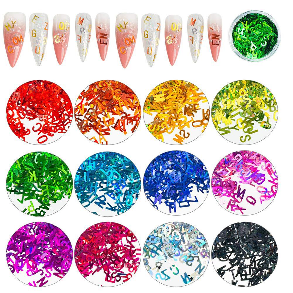 Mxbeauty Dekorasi Nail Art Manicure DIY Stiker Nail Art Hologram