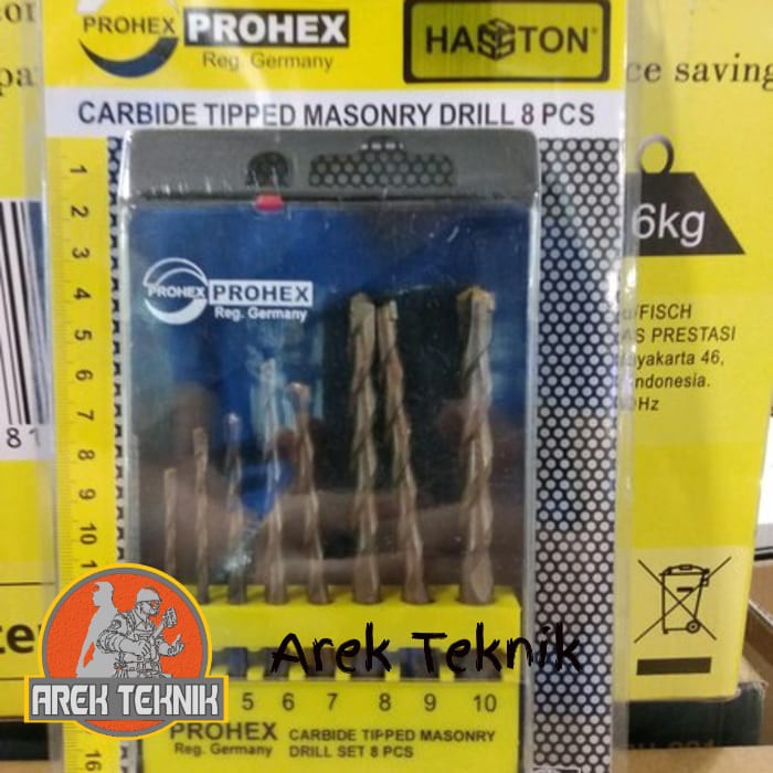 SPM285 MATA BOR BETON PROHEX SET ISI 8 - MATA BOR BETON - MATA BOR SET