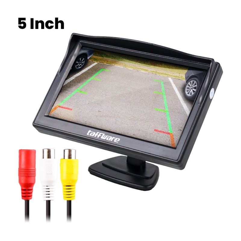 Taffware Monitor Rear View Parkir Mobil TFT LCD 5 Inch - Black