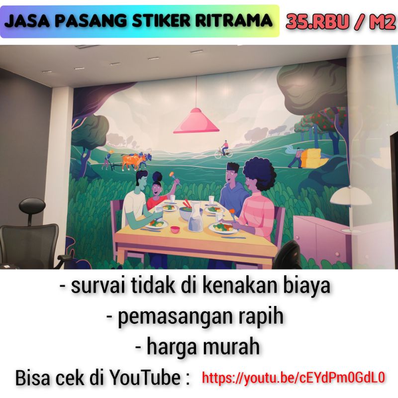 

jasa pasang stiker ritrama jasa pasang stiker dinding