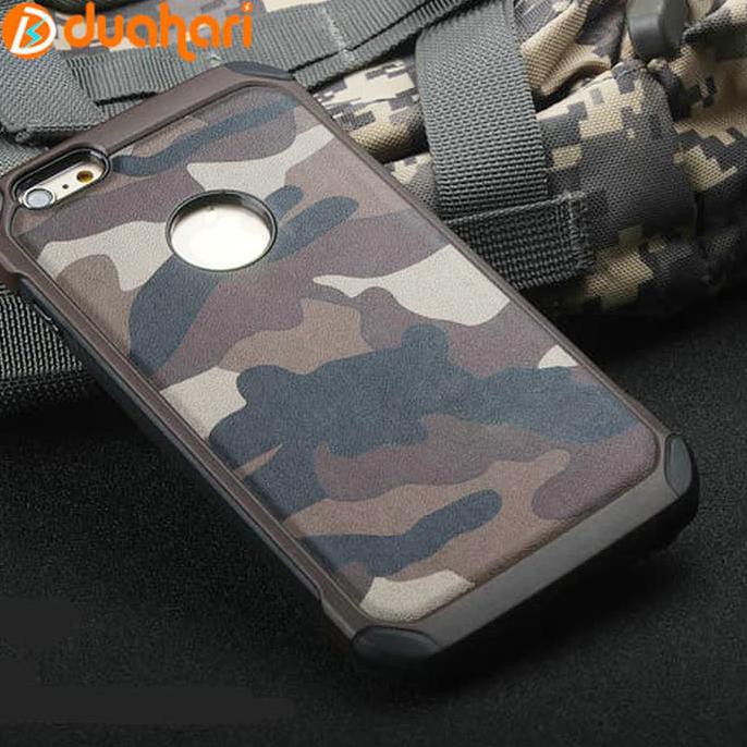 Super Sale Navy Army Hard Case Back Cover Casing Oppo F1S A33 R9 Iphone 6 7 Plus  - Hijau Tua Ready