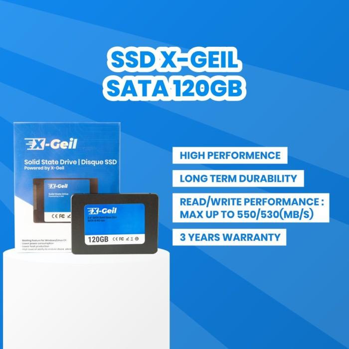 Ssd | X-Geil Ssd 120Gb Sata Iii Garansi 3 Tahun