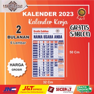 Kalender 2023/Kalender dinding/Kalender Promosi/Minim order 50pcs