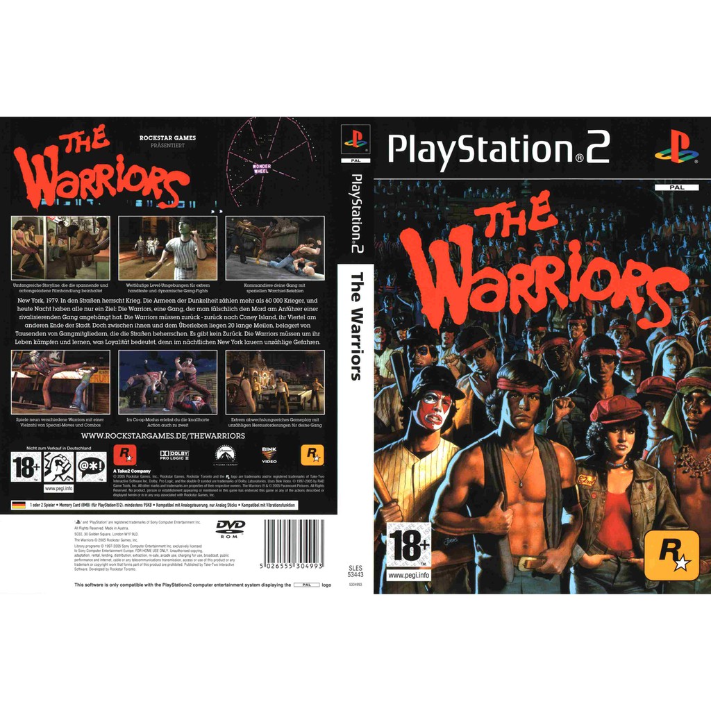 Kaset Game PS2 THE WARRIOR (KOPAB)