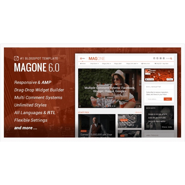 Magone Blogger Wordpress Theme