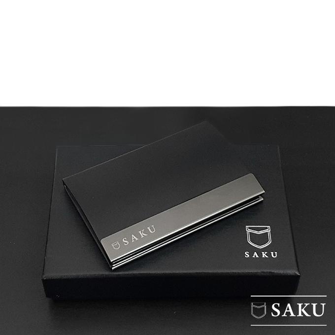 

TERBARU Dompet Kartu Nama SAKU Kotak Kartu Nama Kulit Business Card Holder BLK