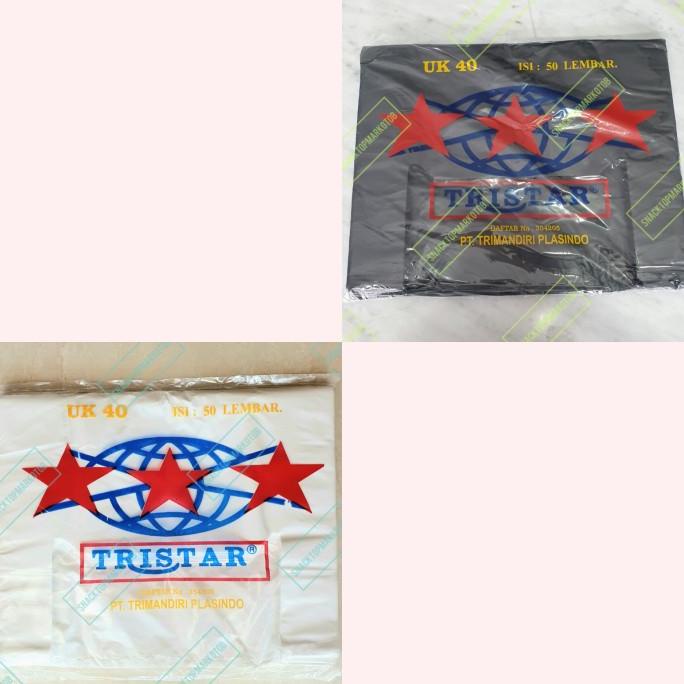 

Buruan serbu] Kantong Kresek 40x62CM Tristar 50 Lembar