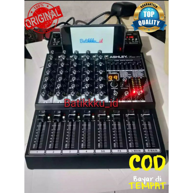 [100% ORIGINAL] MIXER ASHLEY REMIX-602 / REMIX602 / REMIX 602 ORIGINAL (6 CHANNEL) BISA BLUETOOTH
