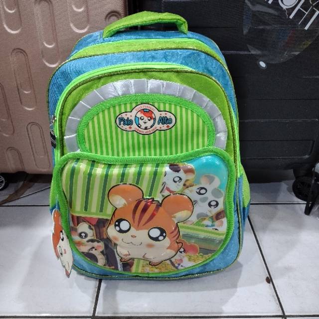 Tas timbul anak SD wanita PALO alto hamtaro kids alto