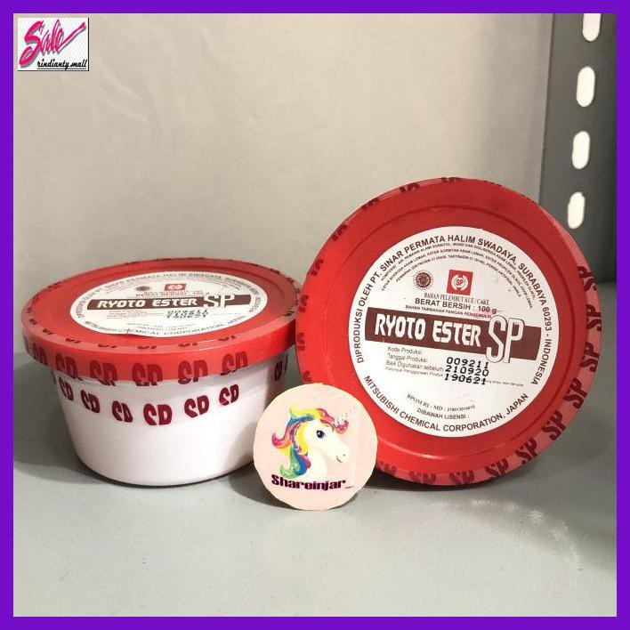 

DERPOWBAKING- RYOTO ESTER SP BAHAN PELEMBUT KUE CAKE 100G -ASLIII.