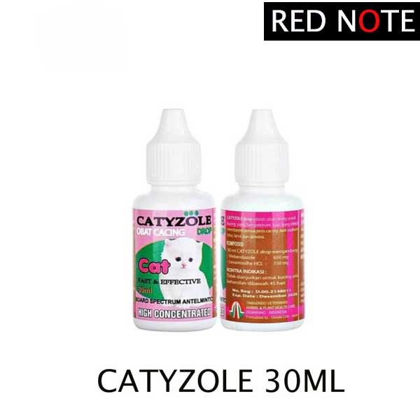 Obat CATYZOLE 30ml - Obat Cacing Untuk Kucing