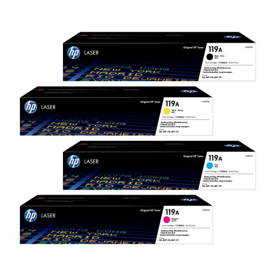 toner hp Laserjet  119A black+119colour for printer178,179