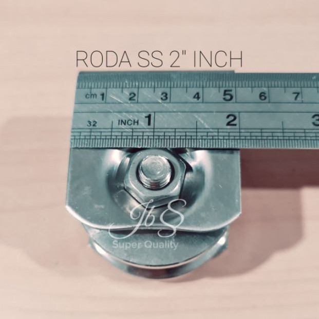 RODA 2&quot; INCH STAINLESS STEEL SUS 201