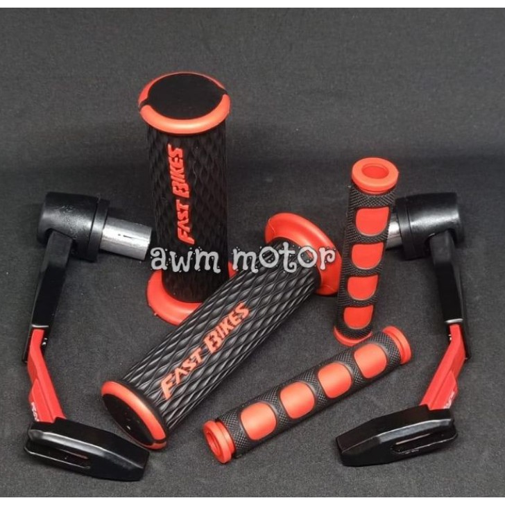 Proguard Robot Babet + Handgrip New Fastbiker + Karet Handle Bisa Untuk Semua Motor