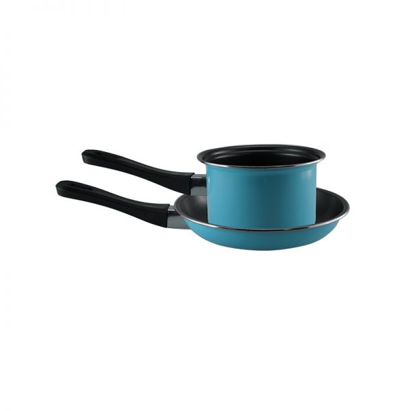 Maspion Pastela Set Panci Susu 14cm + Frypan 20cm - Multi Colour