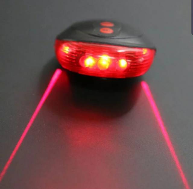 Lampu sepeda laser