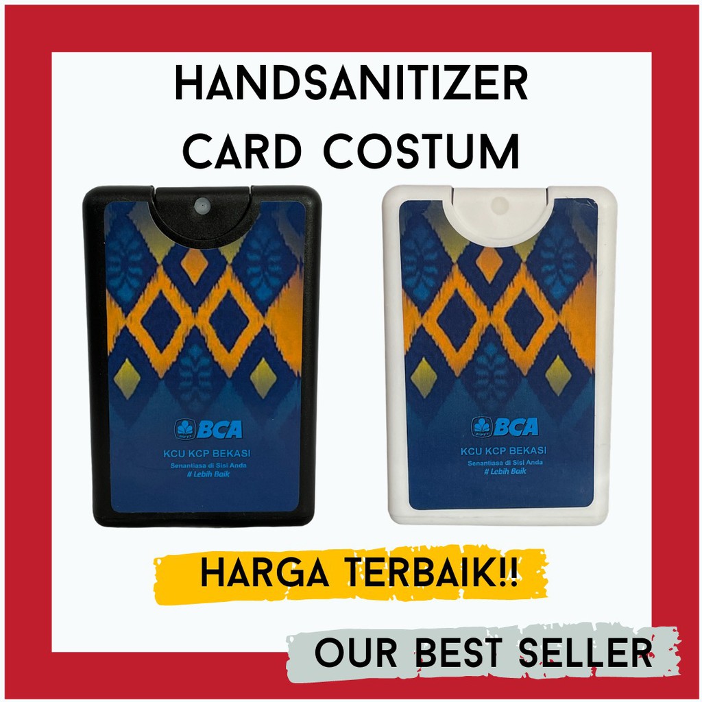 HAND SANITIZER CUSTOM CARD POCKET HANDSANITIZER SPRAY