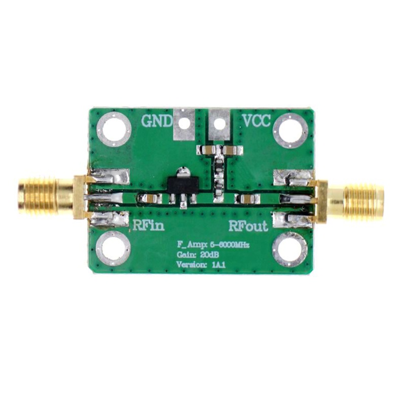 Btsg 1-1000MHz Broadband 20dB High Gains LNA Modul RF Amplifier Kebisingan Rendah Ham Radio