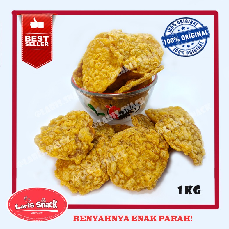 

Keripik Tempe Gurih Renyah Snack Kiloan 1000gr