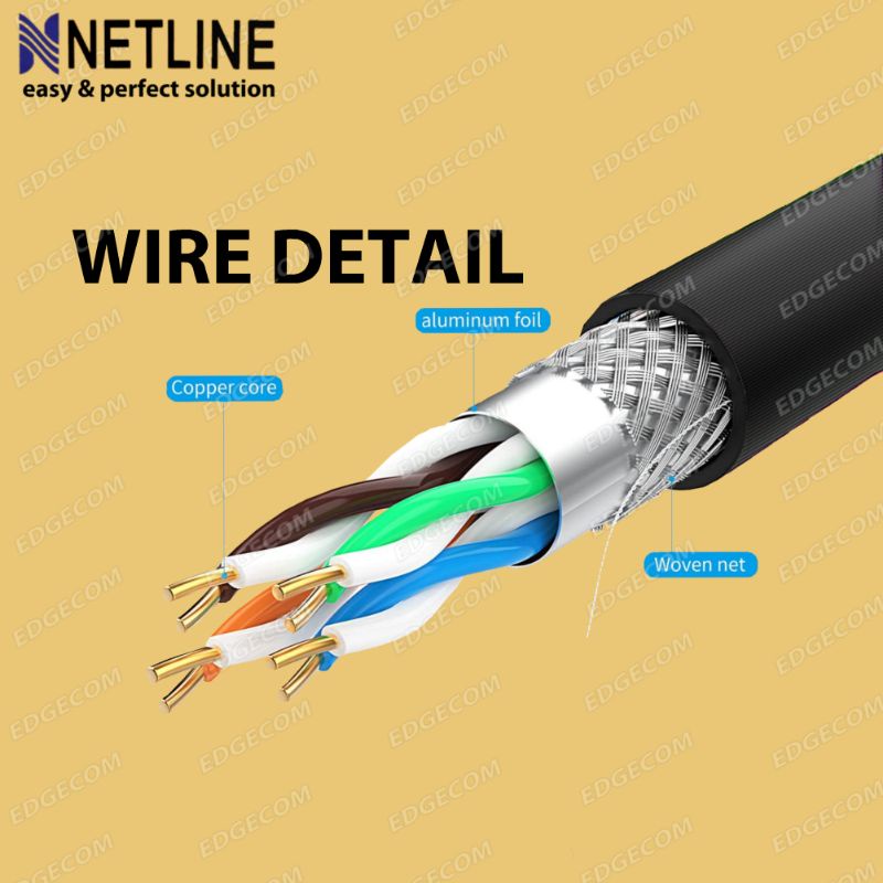 NETLINE Kabel VGA Male to Male 20 Meter HIGH QUALITY