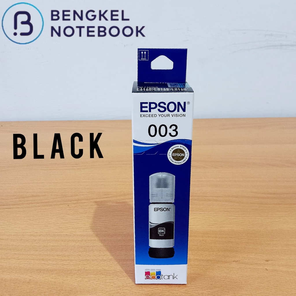 Epson Ink Bottle 003 Black Cyan Magenta Yellow