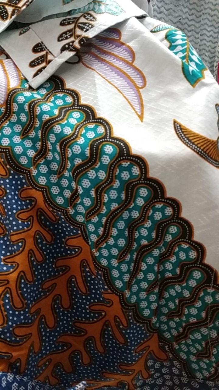 Maginot Kemeja Batik 2.0 Sagara-ss Motif Timbul Lengan Pendek Pria + Free Masker