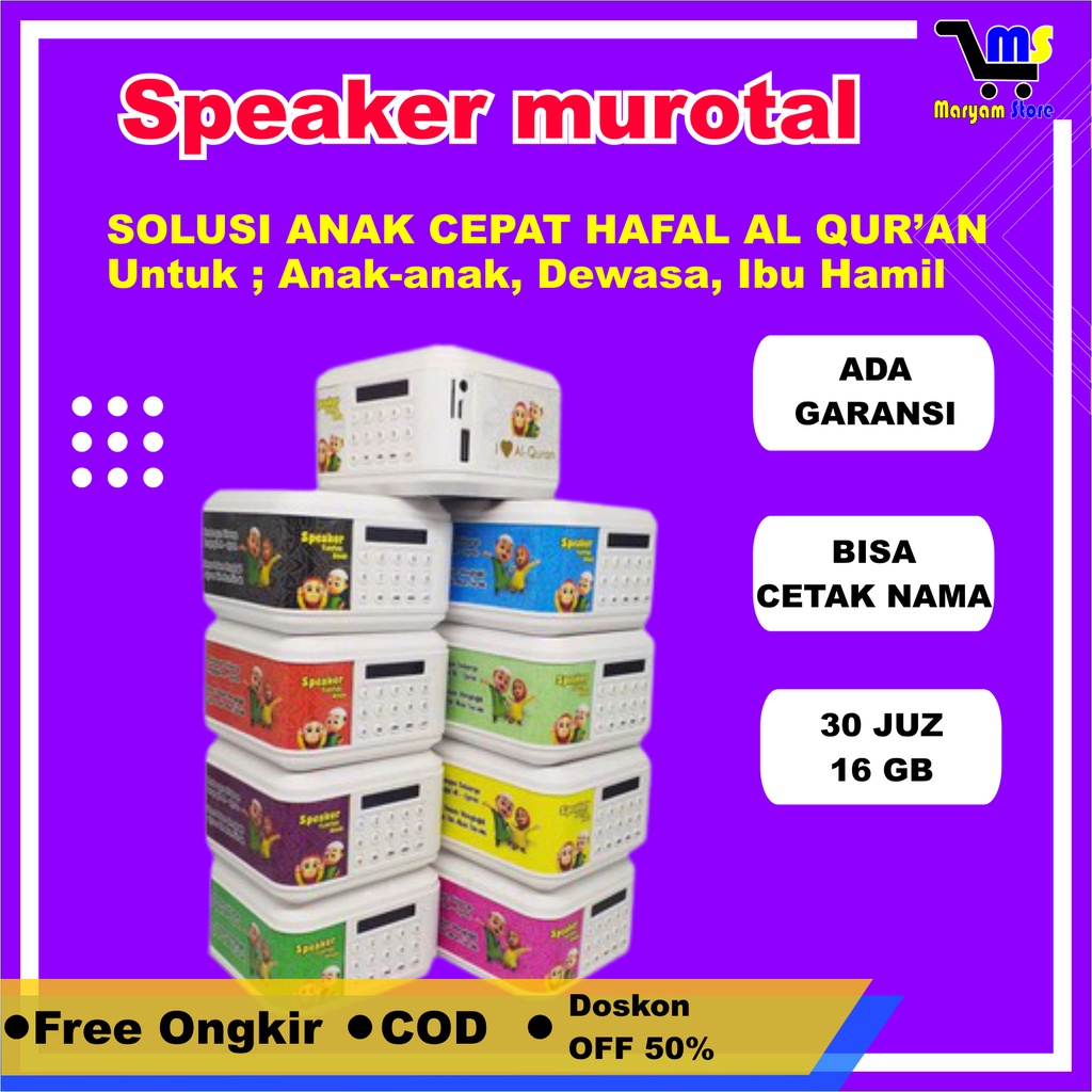 Speaker Murottal Al Quran 30 Juz Speaker Hafalan Quran Audio Quran Speaker Quran Portable Riques Nam