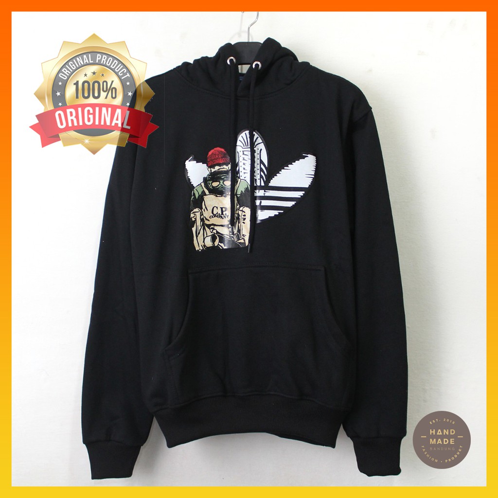 JAKET HOODIE PRIA HOODIE ADIDAS PREMIUM JAKET ADIDAS HITAM