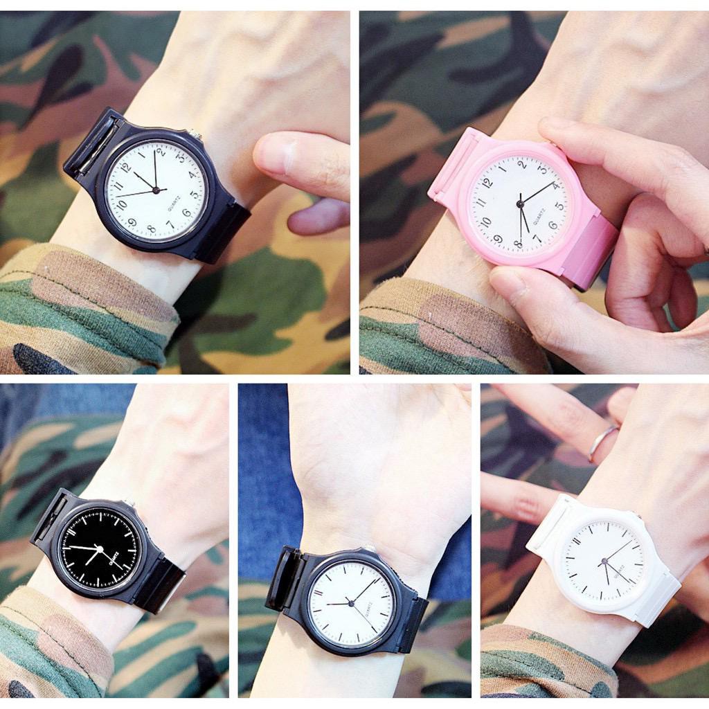 ✅Grosir Jam Senen - BAYAR DITEMPAT - Jam Tangan termurah Rubber Angka Rubber candy Karet jam tangan unisex