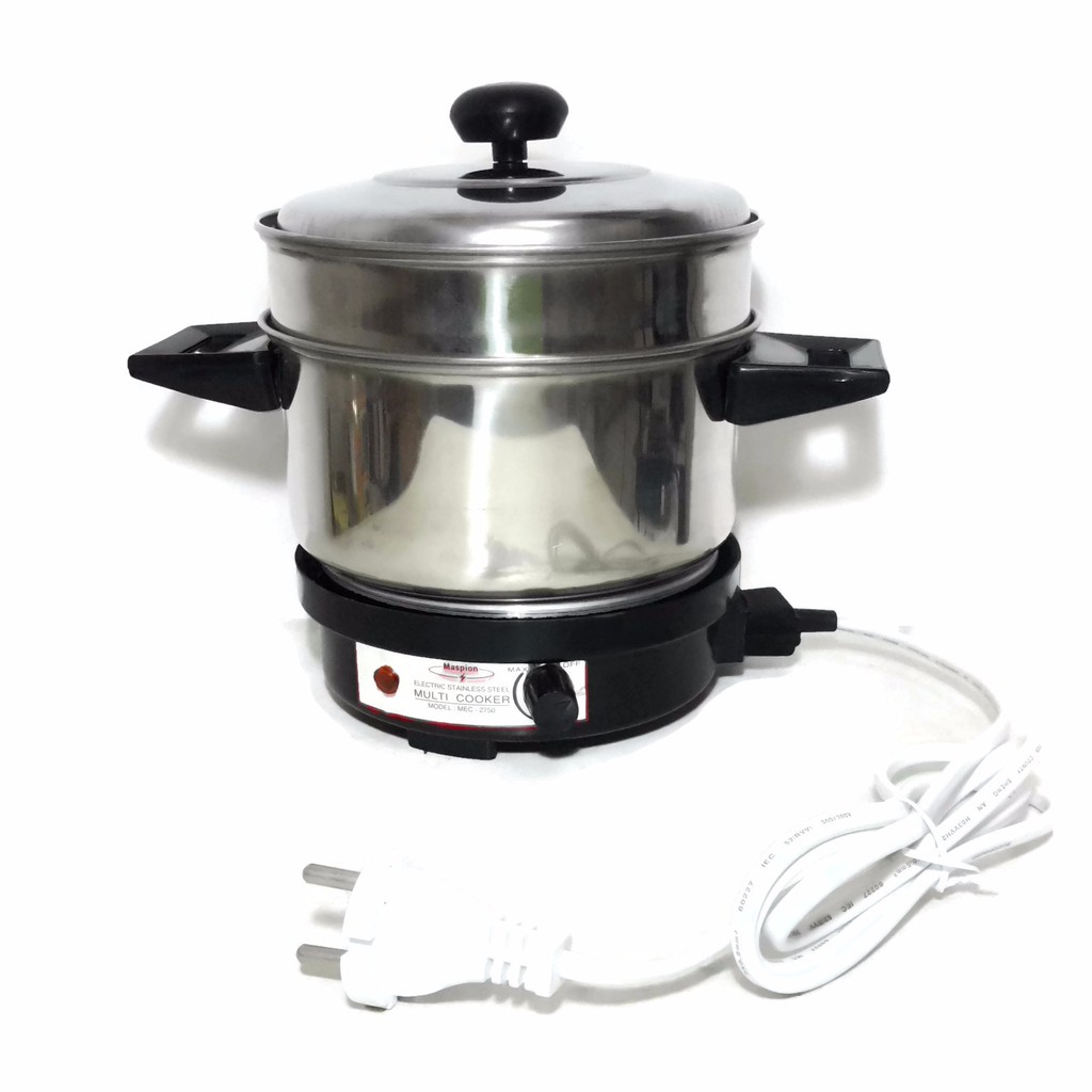 MASPION Alat Masak Listrik Serba Guna MEC2750 - Hitam | Shopee Indonesia