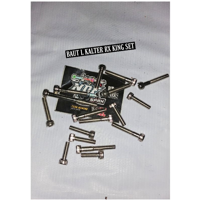 BAUT BAUD L BLOK BLOCK BAK KALTER SET FOR RX KING RXK RXS YT CROM KROM KRUM CHROM CROME