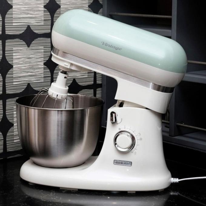 Mixer adonan roti 5,5 liter italy ARIETE desain vintage retro oldish