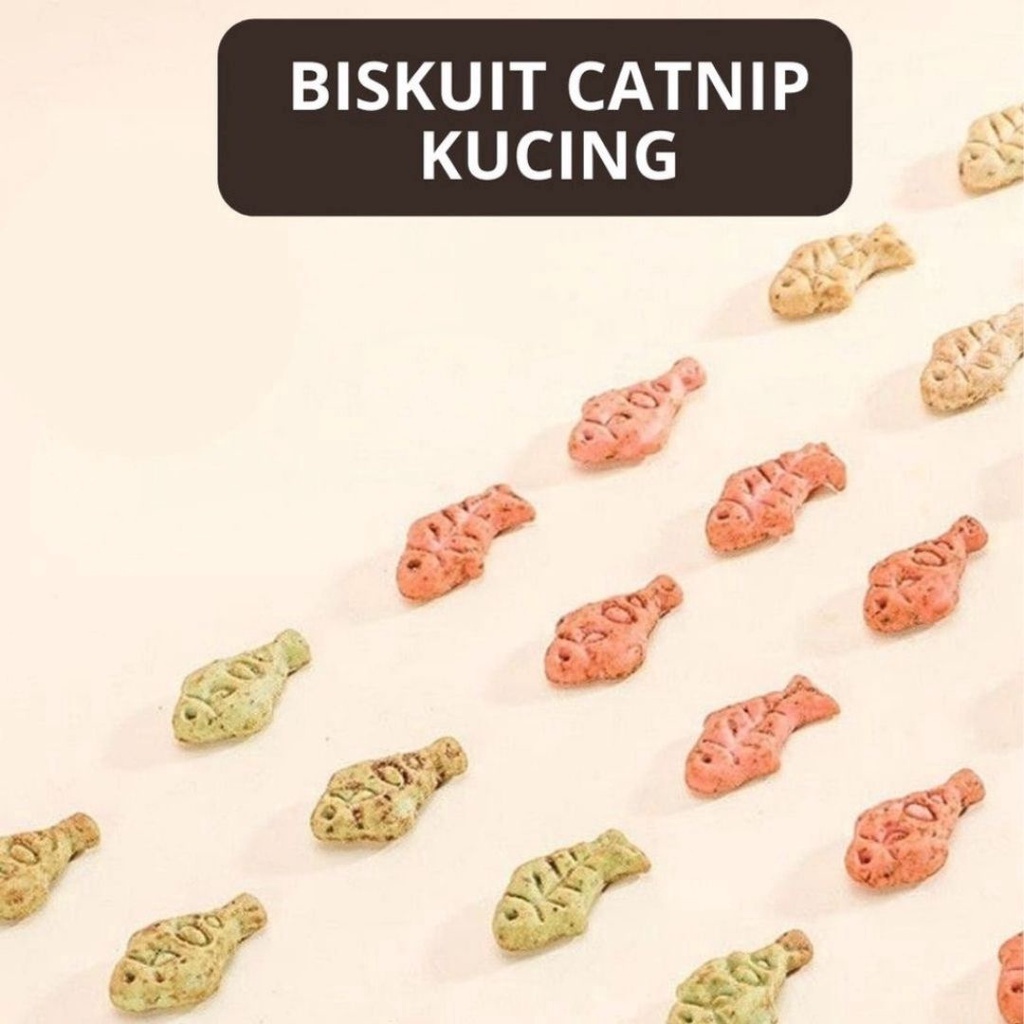 Catnip Biscuit Untuk Kucing Hewan Hewan Peliharaan FEZONE