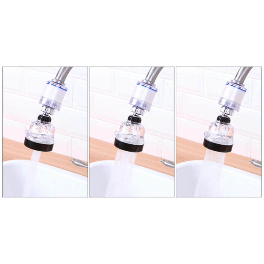 360° Rotation Double layer filtration Third gear supercharging Water tap Shower Bubbler water filter water purifier -OW-