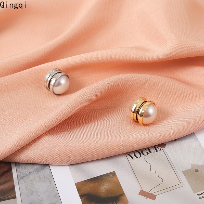 Pin Bros Hijab Magnetik Hias Mutiara Untuk Wanita Muslim