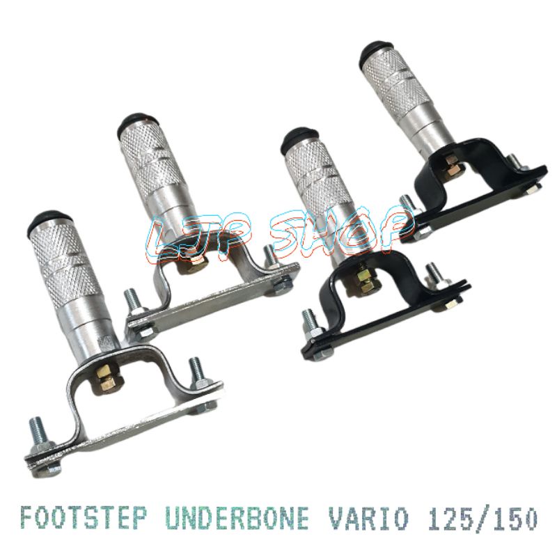 FOOT STEP PIJAKAN KAKI UNDERBONE VARIO 125 VARIO 150 CROME