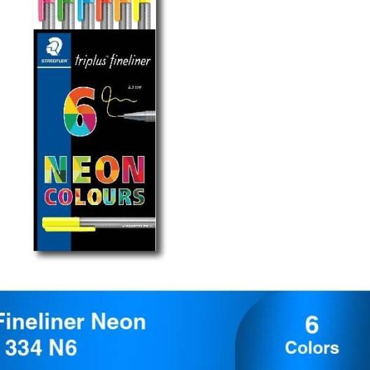 

♀ Staedtler Triplus Fineliner Neon Colours 334 N6 ☉