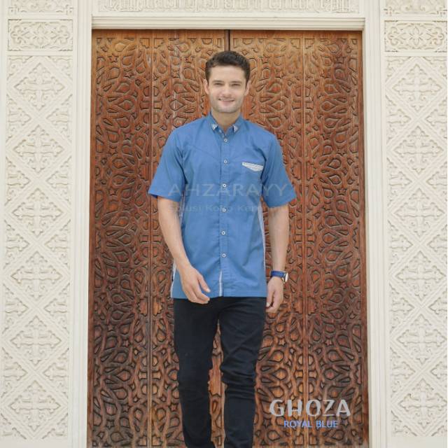 Koko Ghoza Dewasa Royal Blue By Ahzarayy