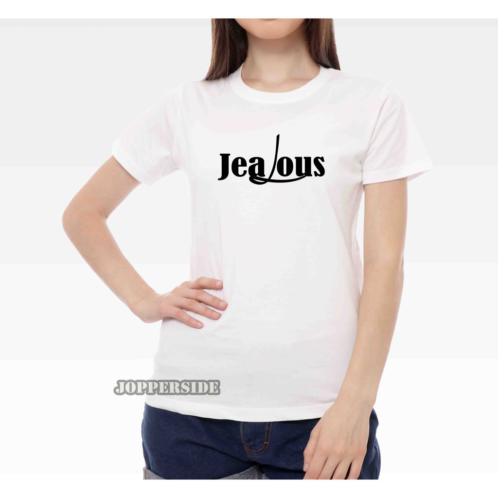 JOPPERSIDE T SHIRT KAOS DISTRO WANITA PEREMPUAN CEWEK SLIMFIT ORIGINAL PREMIUM JEALOUS TW12