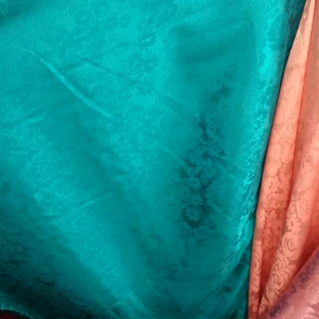 Kain // bahan jaguard silk // satin sutra //bahan silk